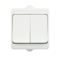 Prekidač dupli zidni M2505