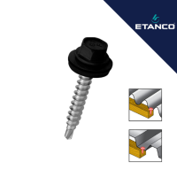 Samour.vijak 4.8x50 antracit ETANCO