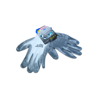 Rukavica platno guma tanka siva M2188