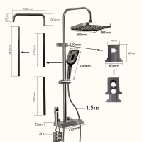 Tuš komplet ruža M2160