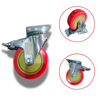 Točkić fi 125 crveni sa kočnicom