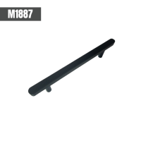 Ručkica šipka fi12 128mm M1196 crna M1887