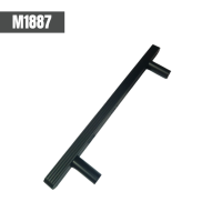 Ručkica šipka fi12 128mm M1196 crna M1887
