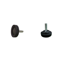 Nogica metalna fi6 M1142 crna M1864
