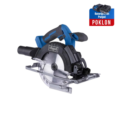 Aku ručni cikular sa bater.i punjač.C-HCS165-X Scheppach