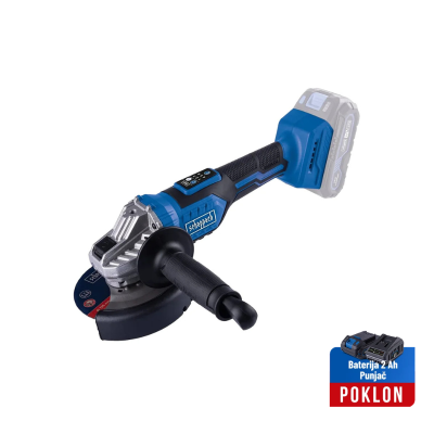 Aku brusilica sa bater.i punja.BC-AG125-X Scheppach