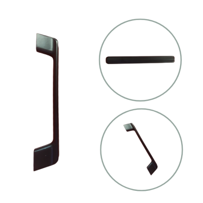 Ručkica crna 128mm V M1202