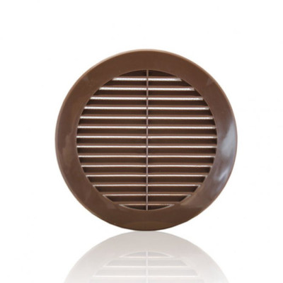 Ventilacija rozetna pocinčana 118 smeđa